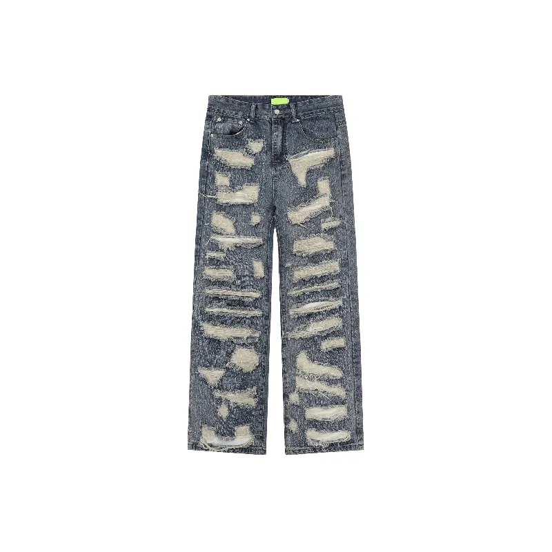 Retro Loose Baggy Jeans-0