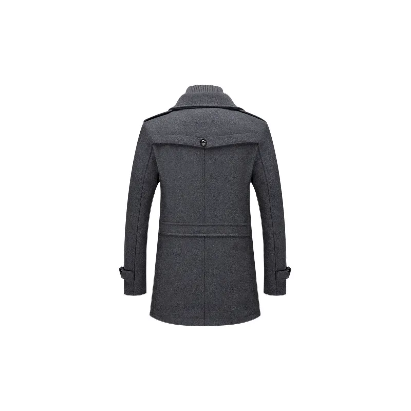 Casual Loose Woolen Fabric Coat-4