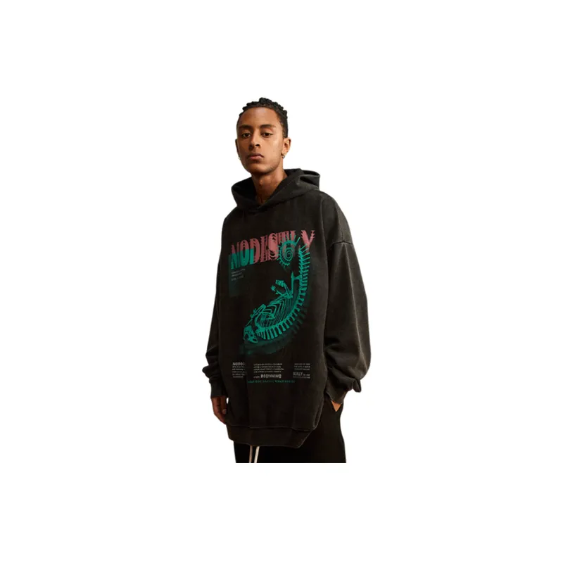 Loose and Versatile Letter Embroidered Casual Sweatshirt-4