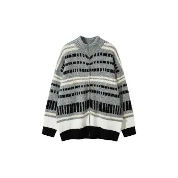 Retro Trendy Dense Loop Yarn Sweater