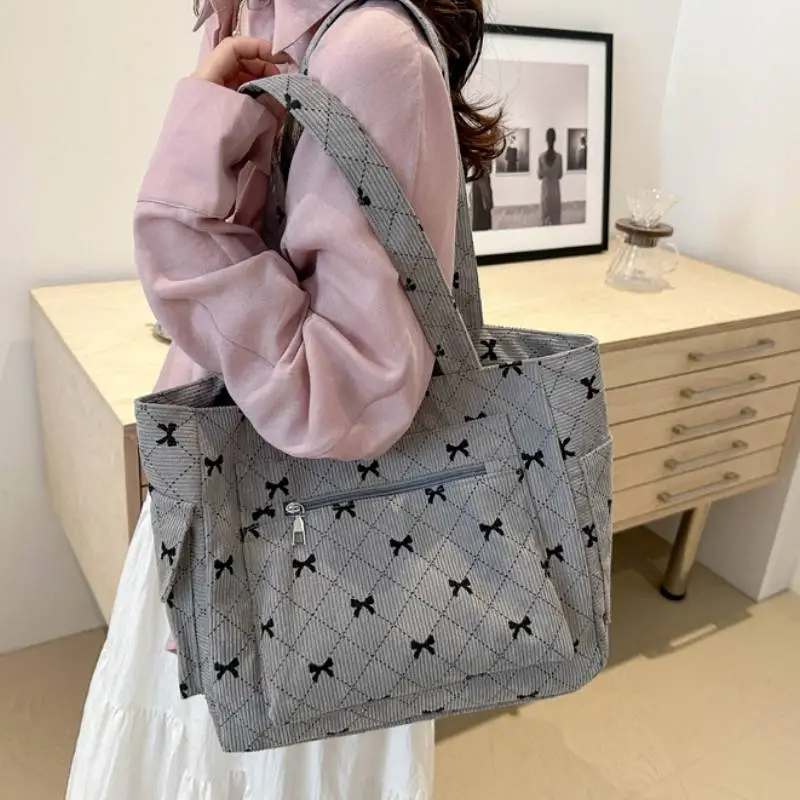 Fashionable Bow Handbag Women-7