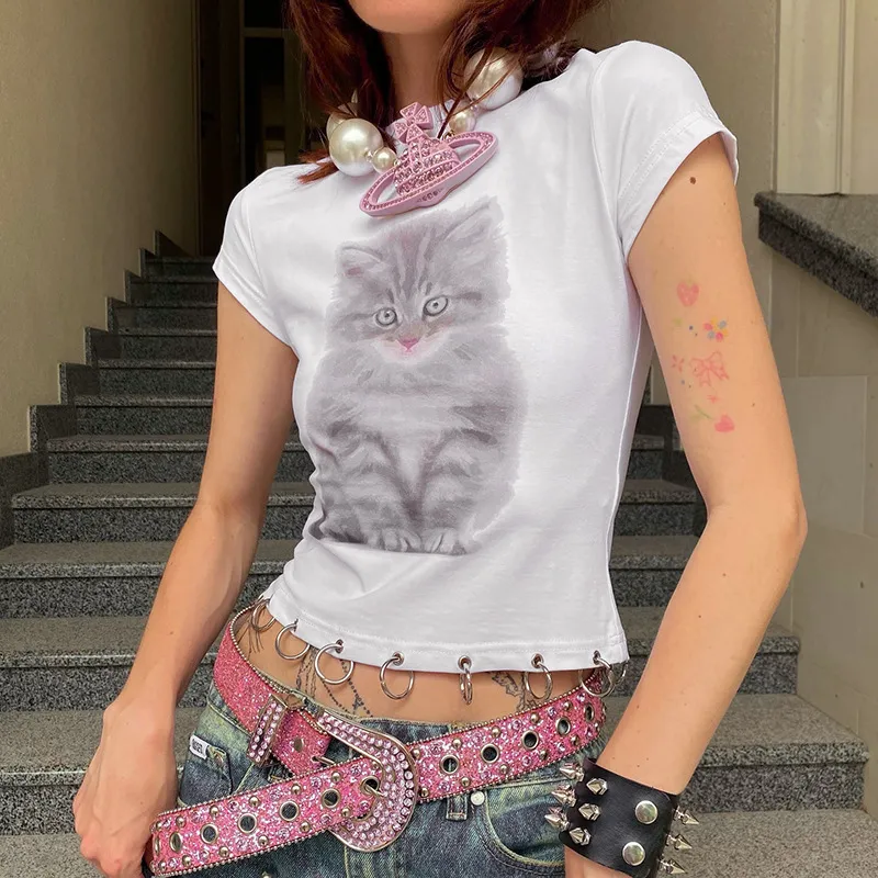 Fashionable Cute T Shirt Women-1