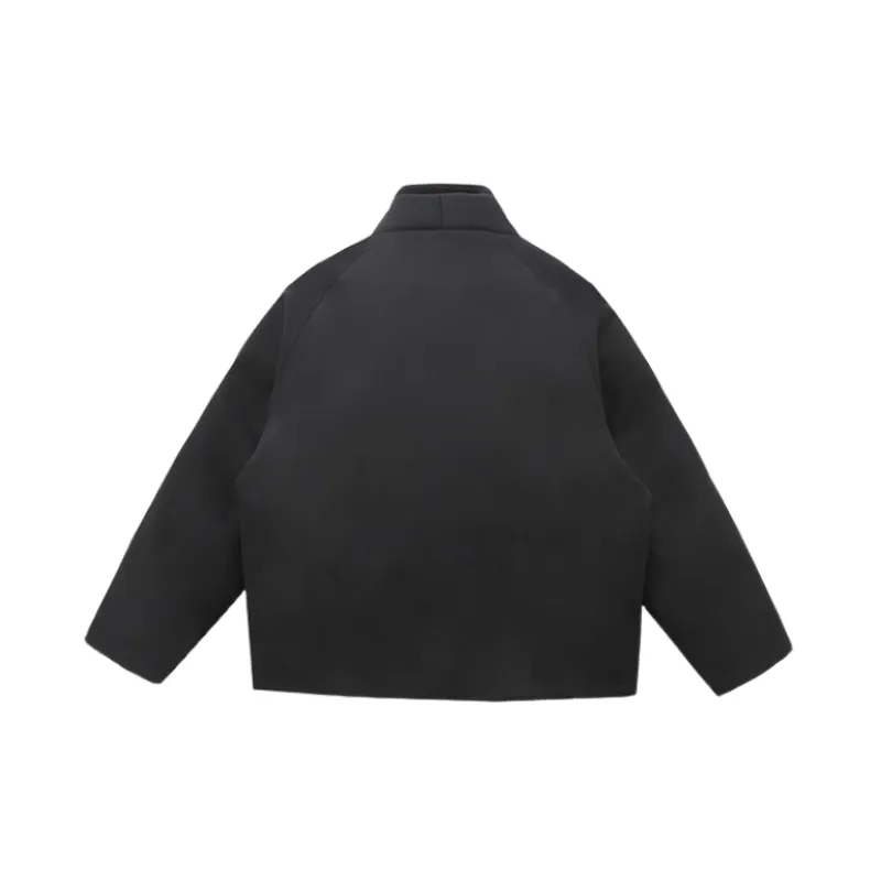 Simple Trendy Quilted Jacket-1