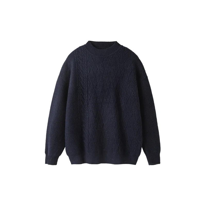 Plain Simple Polyester Sweater-0