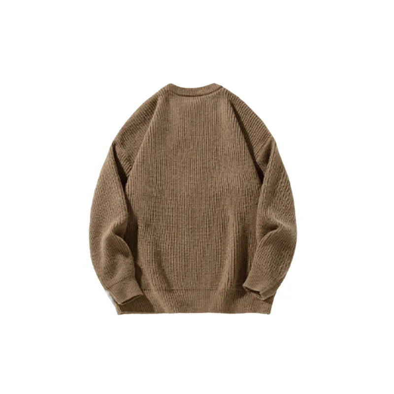 Fashionable Plain Sweater-1