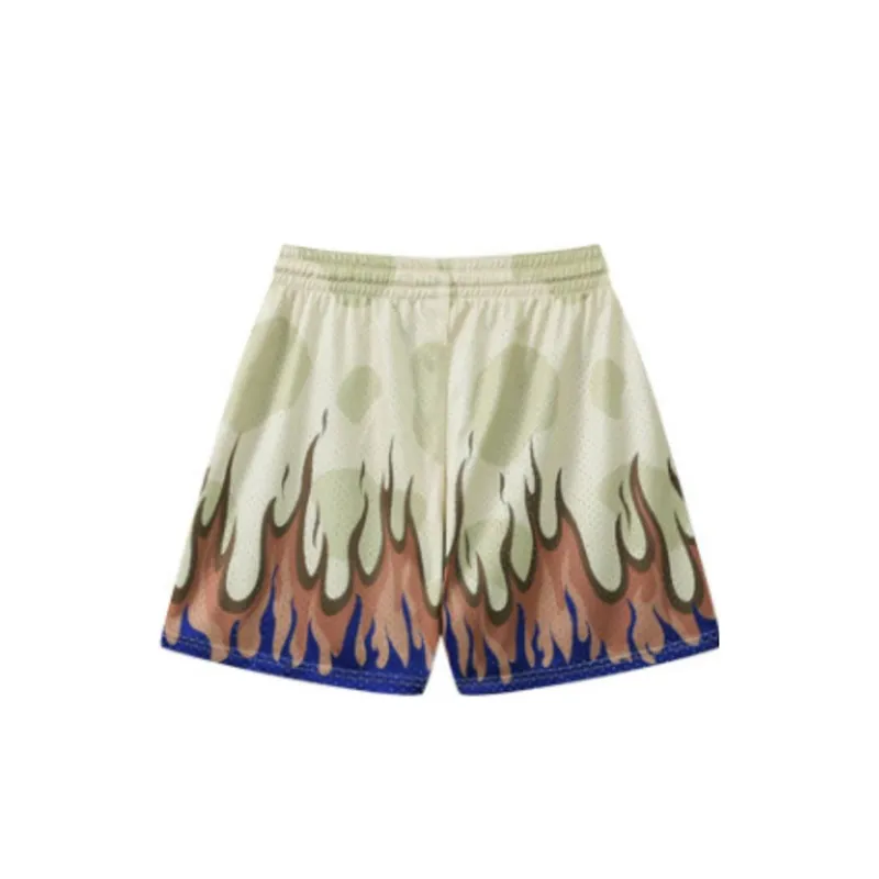Graffiti Athleisure Retro Mesh Pants-7