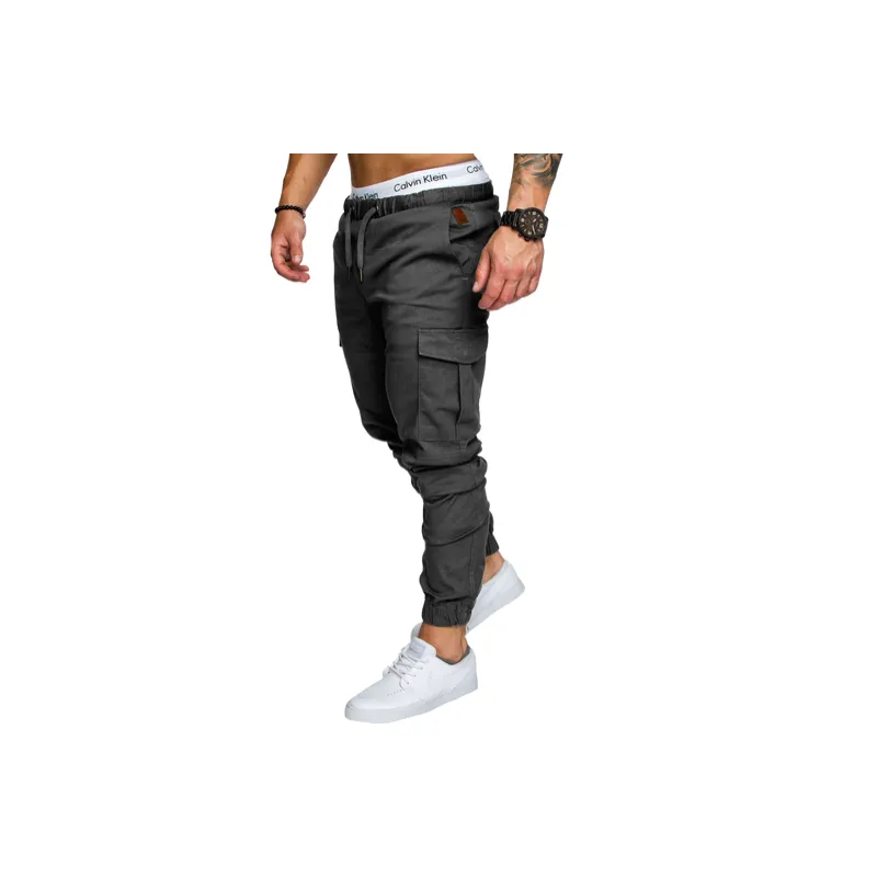 Basics Simple Cargo Pants-8
