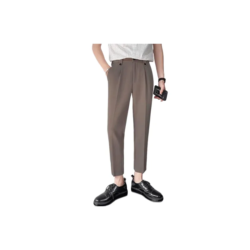 Casual Fashionable Suit Trousers-0