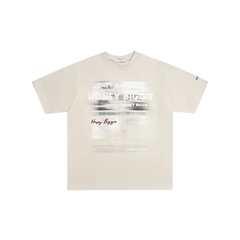Trendy Loose Couple Print T Shirt-4
