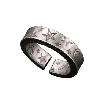 Graffiti Smiley Face Ring