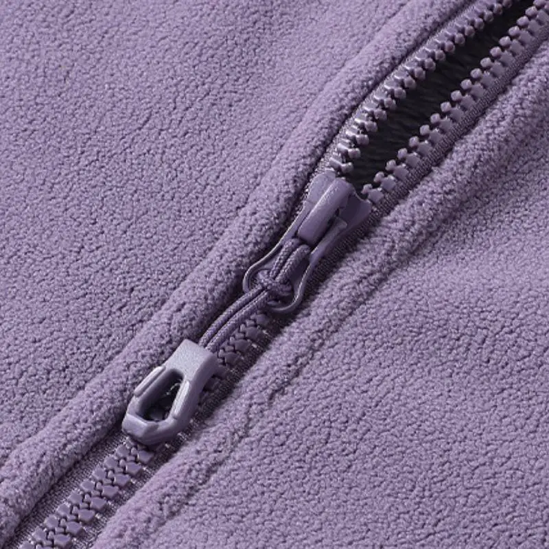 Casual Loose Polyester Velvet Jacket-7