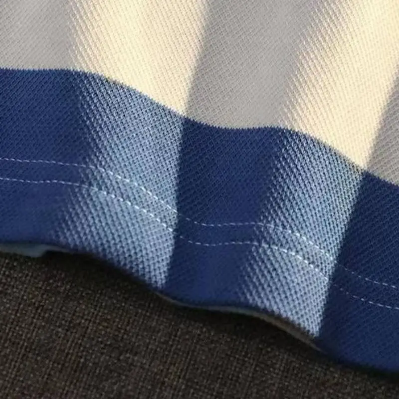 Fashionable Striped Polyester Polo-5