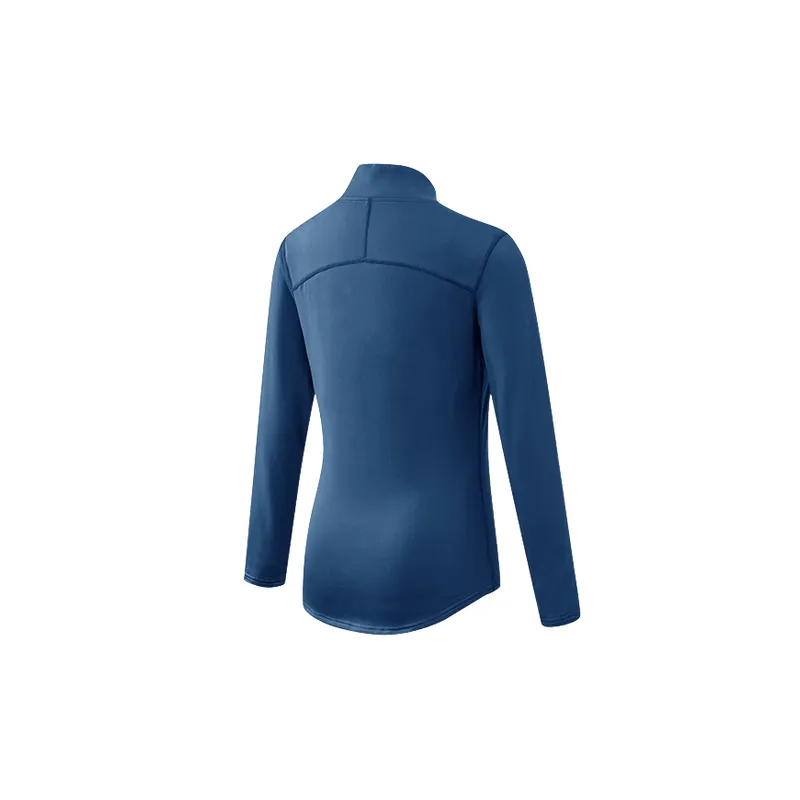Sporty Long Sleeve Polyester Fitness Clothing Women-12
