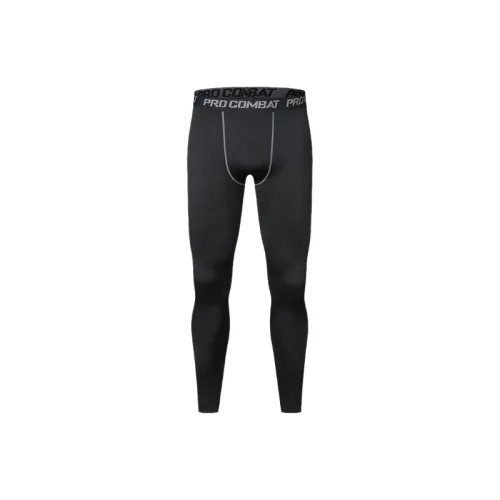 Sporty Contrast Color Milk Fiber Workout Pants