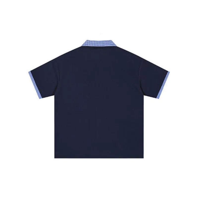 Preppy Plaid Blended Synthetic Fabrics Shirt-5
