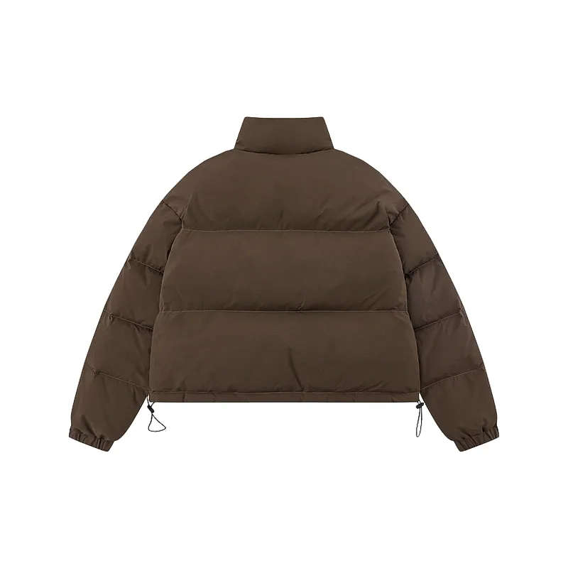 Fashionable Loose Quilted Jacket Women-3