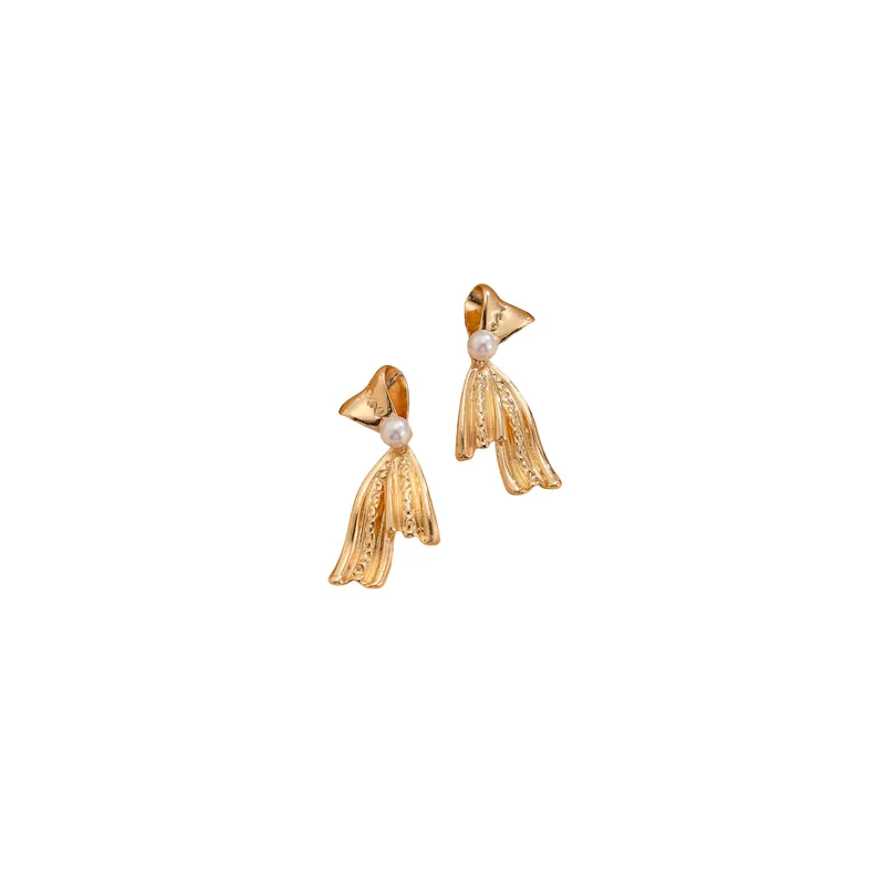 Fashionable Bow Ear Stud-2