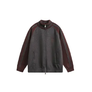 Fashionable Color Contrast Loose Sweater