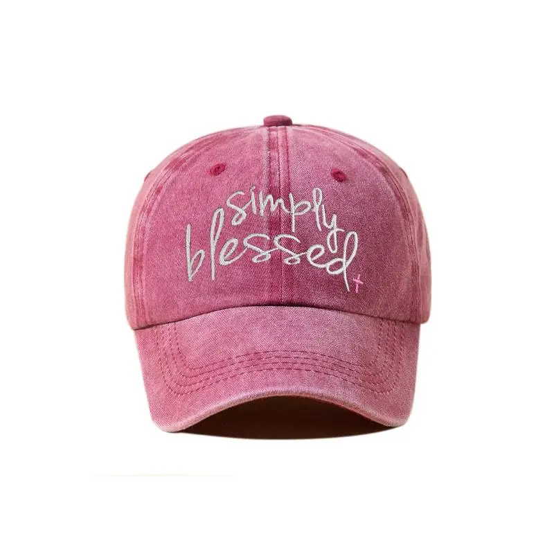 Embroidery Simple Cap-6
