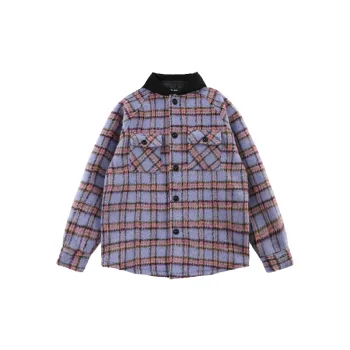 Street Plaid Loose Quilted Jacket