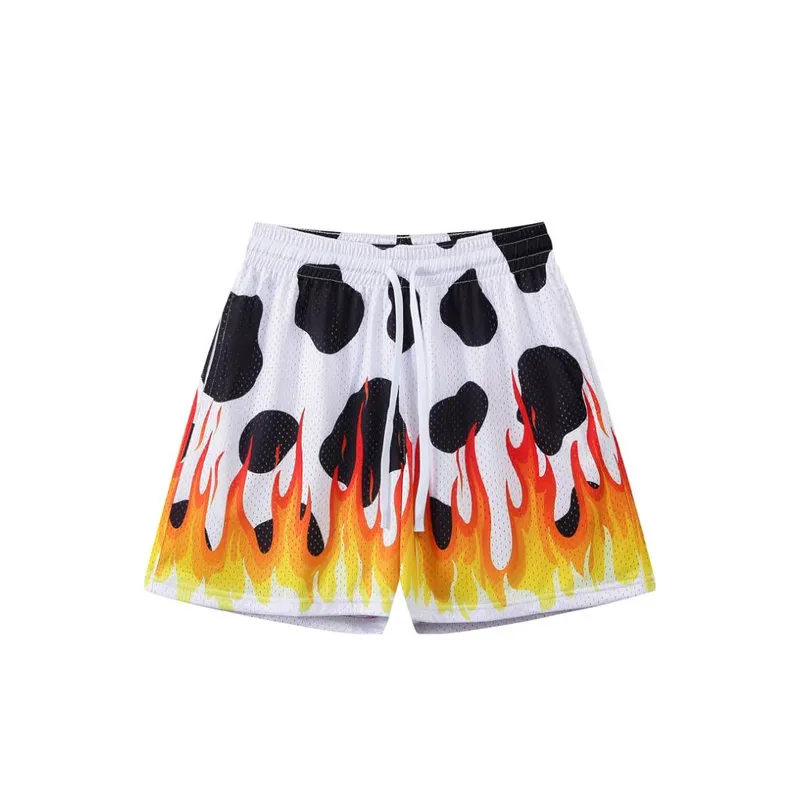 Graffiti Athleisure Retro Mesh Pants-2