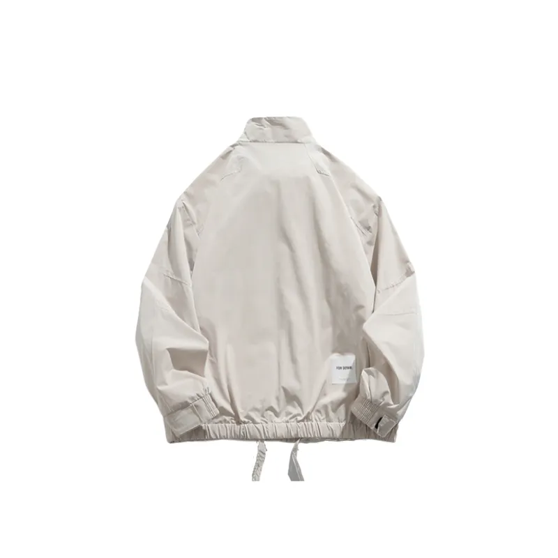 Loose Casual Hoodless Coat-4