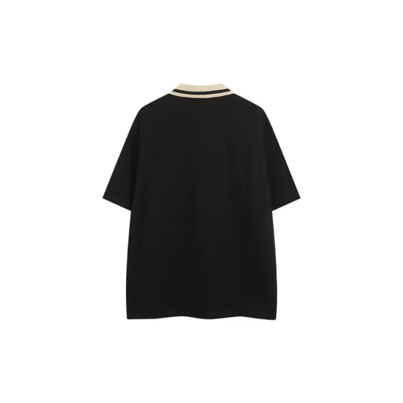 Pure Cotton Trendy Loose T Shirt-1