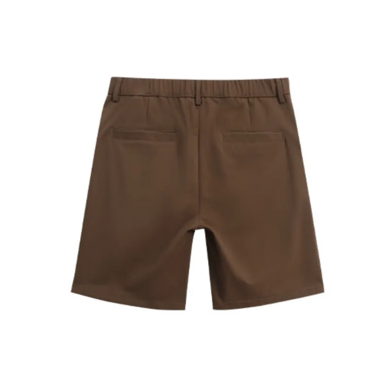 Business Simple Polyester Casual Shorts-1