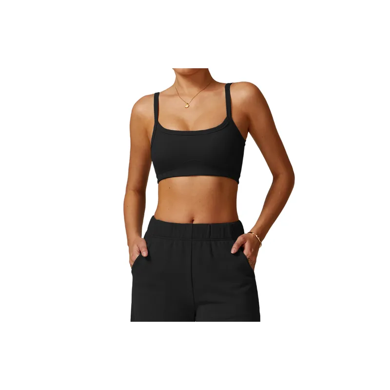 Plain Casual Sports Underwear Women-5