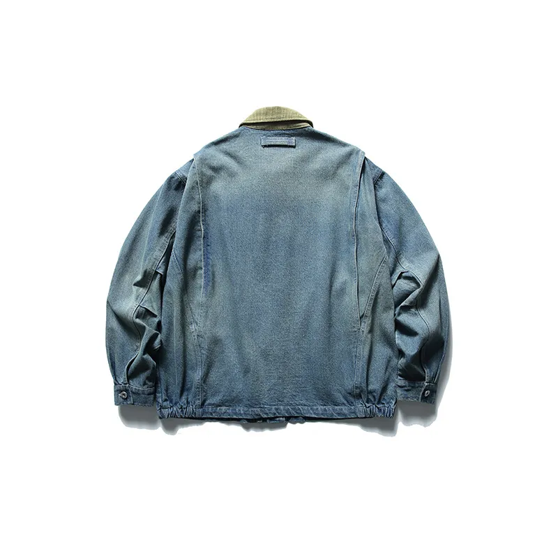 Fashion Loose Denim Jacket-1