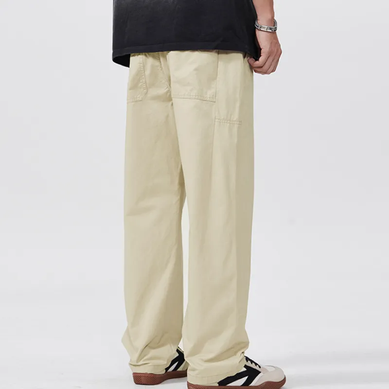 Fashionable Breathable Cotton Casual Pants-5
