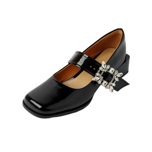 Elegant Rhinestone Mary Jane Shoes