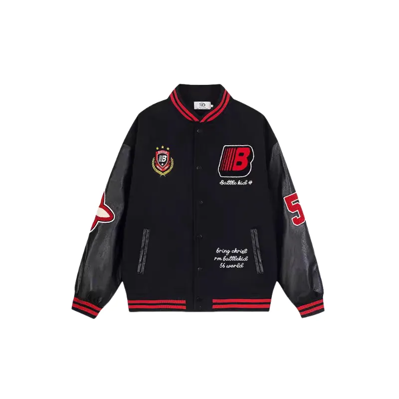 Retro Casual Woolen Fabric Jacket-0
