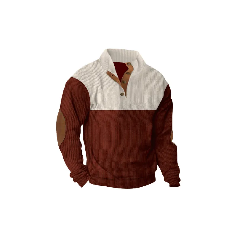 Casual Sports Corduroy Polo-0