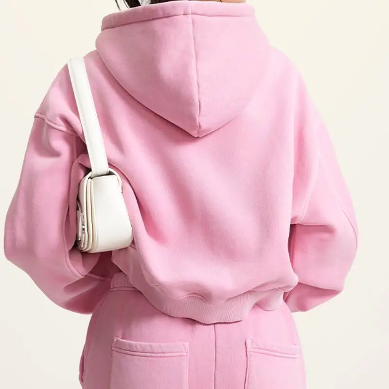 Casual Glamorous Cotton Sweatshirt Women-7