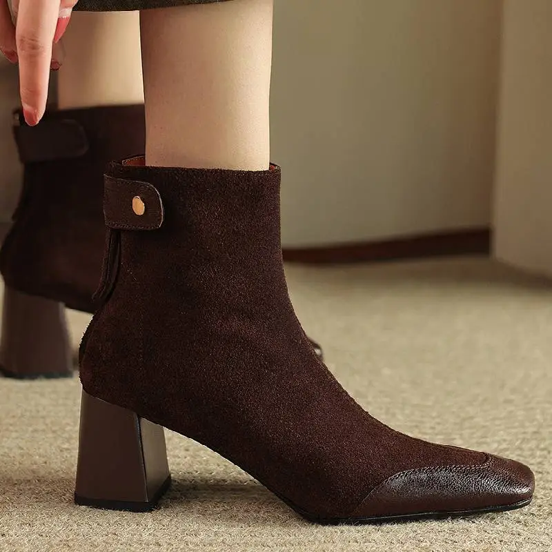 Retro Simple Ankle Boots-2