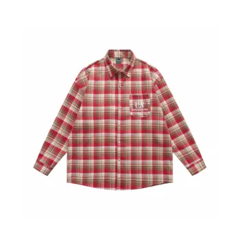 Trendy Embroidered Cotton Shirt