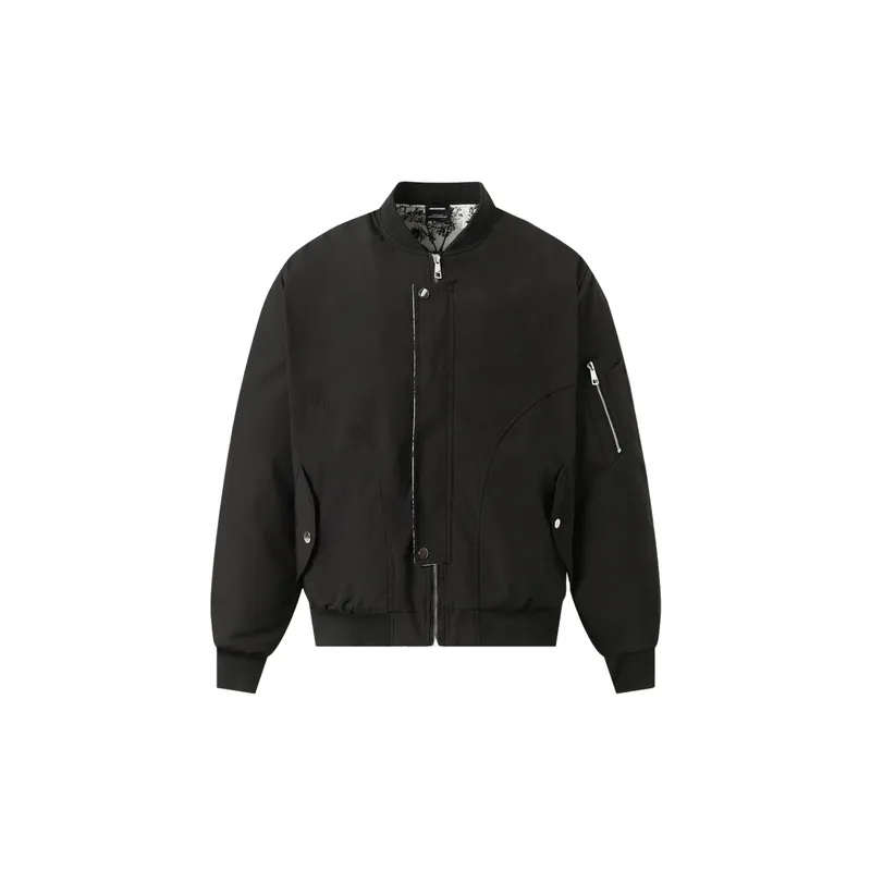 Retro Plain Quilted Jacket-0