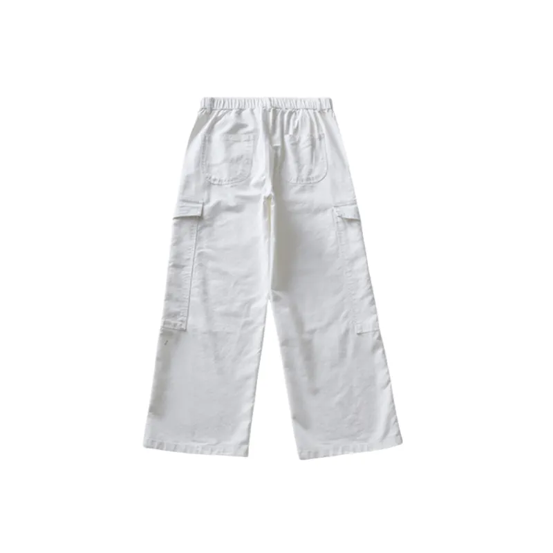 Fashion Loose Cotton Blended Fabric Casual Pants-1