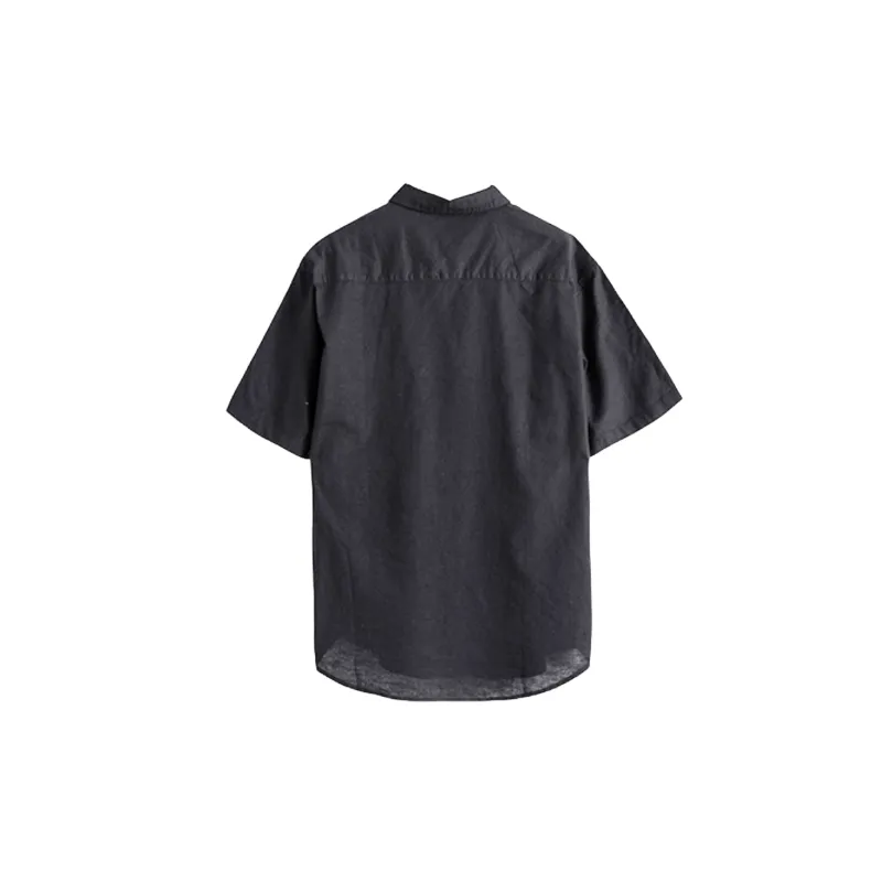 Casual Loose Flax Shirt Unisex-3