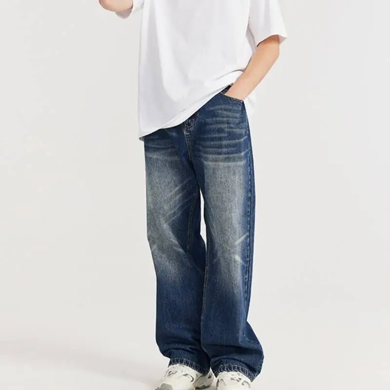 Retro Simple Jeans-2