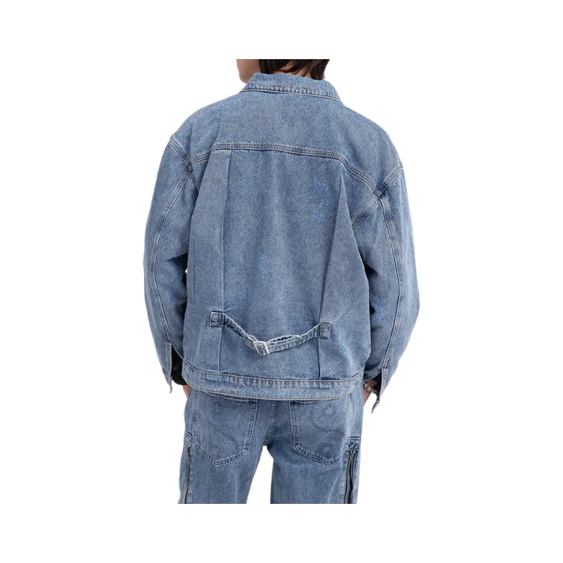 Nostalgic Retro Denim Jacket-3