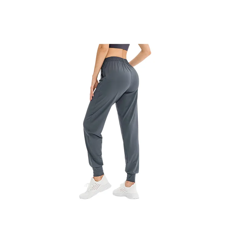 Casual Simple Polyester Sports Pants Women-1