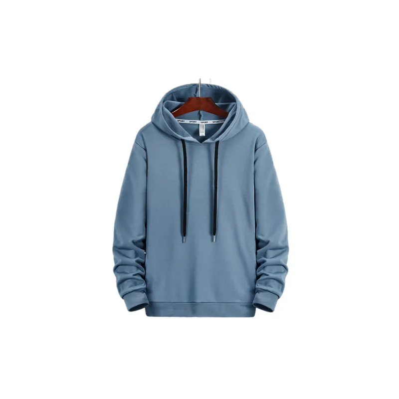Casual Plain Loose Sweatshirt-2