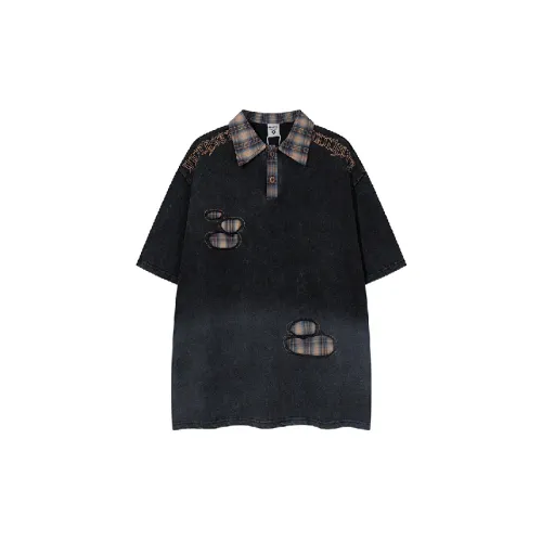 Retro Fashion Cotton Blended Fabric T-Shirt Unisex