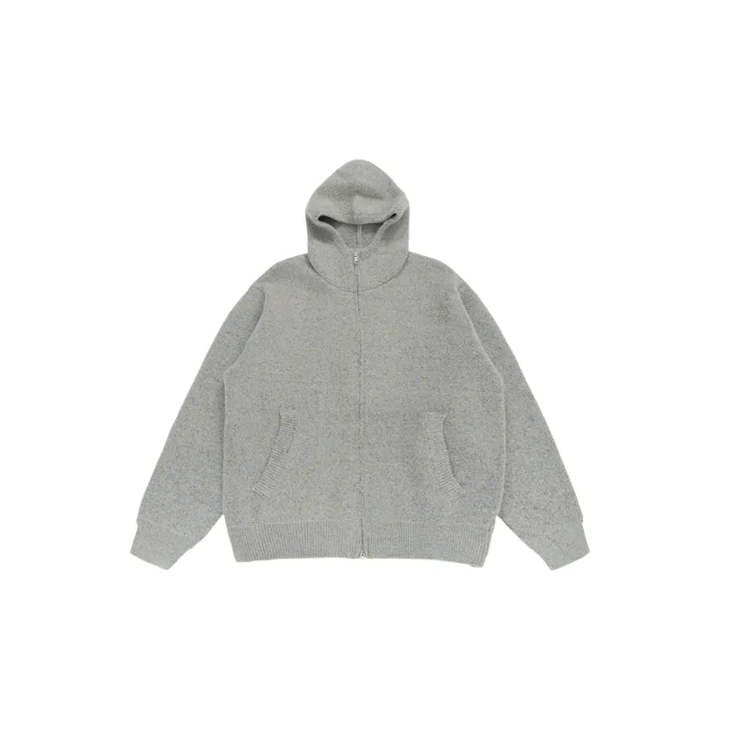 Casual Plain Cotton Sweater-1