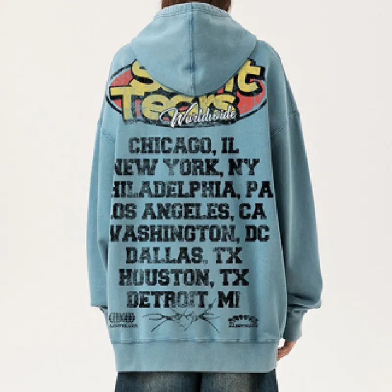 Funky Washed Distress Sweatshirt-7