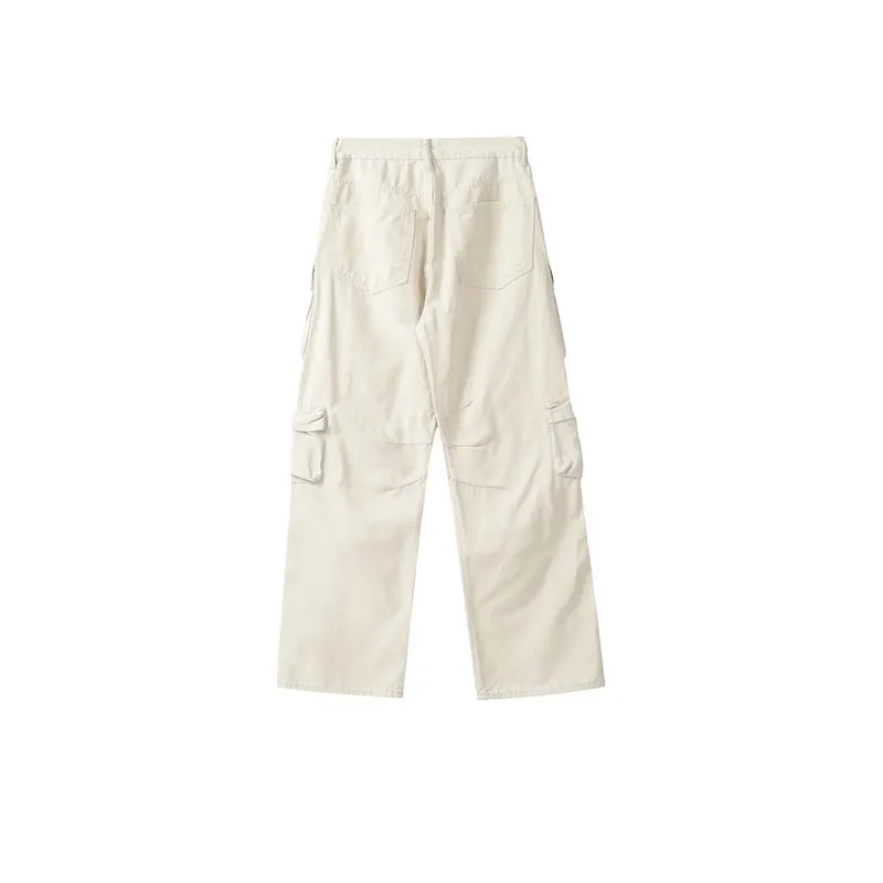 Trendy Street Loose Multi Pocket Pants-3