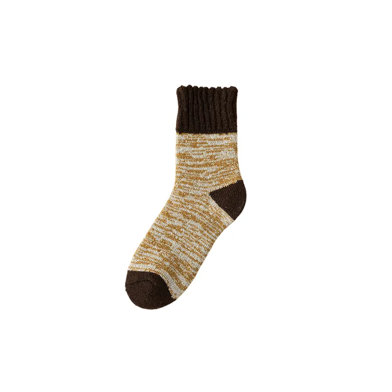 Basics Simple Polyester Cotton Mid Calf Sock-4