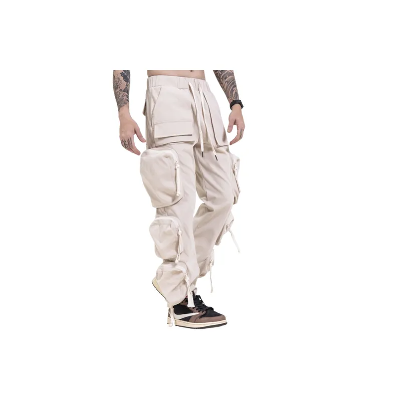 New Releases Tide Brand Multi Pocket High Street Function Casual Pants swag OOTD-2